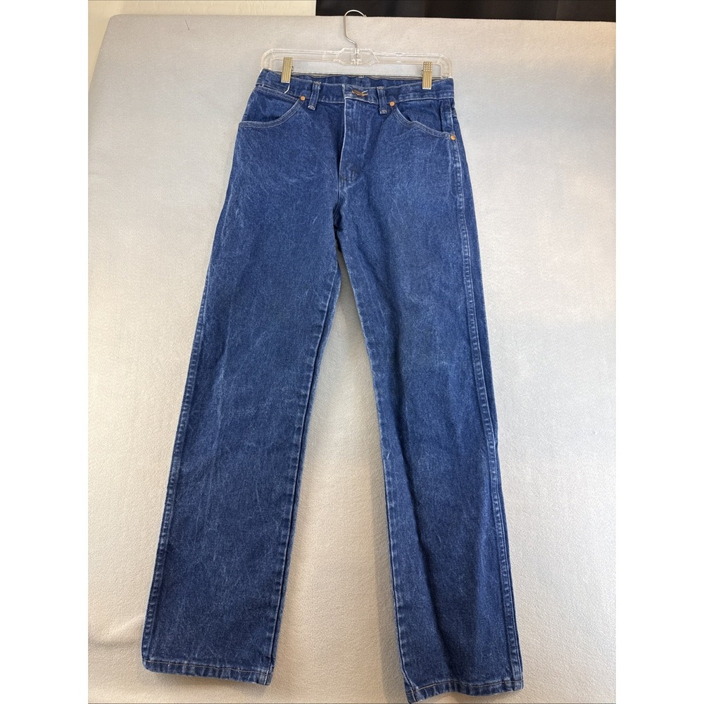 Wrangler Jeans Boys 16 Regular, Cowboy Cut, Prewashed Indigo Dark Blue, Vintage